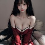 AICaptain,阿狸,英雄聯盟,魅惑的大腿,Cosplay,巨乳,原创,美少女,AI