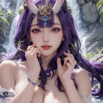 Lumieres,AI,スレンダー,Realistic,欧派,コスプレ,酒呑童子(Fate),命运－冠位指定,キャラクター,暴露,奇幻